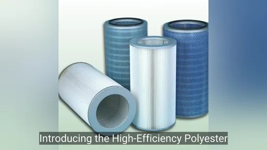 High-Efficiency Polyester Dust Filter Cartridge for Powder Coating